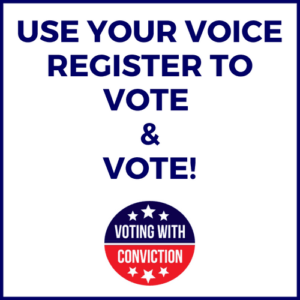 Use Your Voice Register to Vote & Vote!